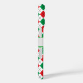 Kerst Rood & Groen geometrisch Case-Mate iPhone Case (Achterkant / Rechts)