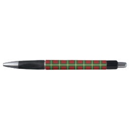 Kerst Rood Groen Grote Checker Plaid Pen