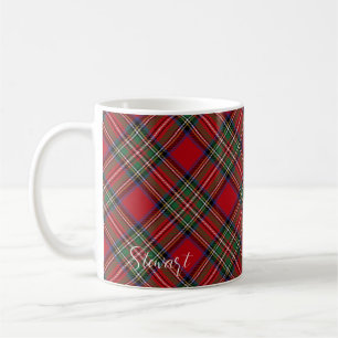 Kerst Rood Groen Plaid Custom Stewart Tartan Koffiemok