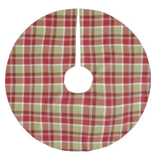 KERST ROOD & GROEN PLAID PATROON KERSTBOOM ROK