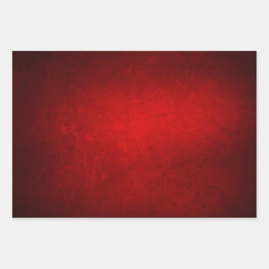 Kerst  Rood Inpakpapier Vel (Voorkant)