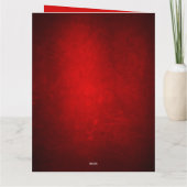 Kerst Rood Kaart (Achterkant)