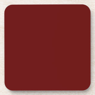 Kerst rood, massief rood, diep rood, effen rood bier onderzetter