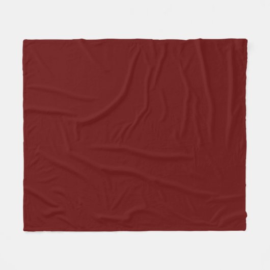Kerst rood, massief rood, diep rood, effen rood fleece deken (Voorkant (Horizontaal))