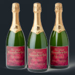Kerst Rood naar Zwart Waterverf Mousserende Wijn L Sparkling Wijnetiket<br><div class="desc">Maak uw eigen vakantiegiften of gunsten voor wijnflessen of mousserende wijnflessen met deze gepersonaliseerde labels met een prachtig rood tot zwart waterverf design. Voeg een persoonlijke touch toe aan uw kerstcadeau geven. Alle tekst, lettertypen en lettertypekleuren kunnen worden gewijzigd, klik op de knop AANPASSEN. VEEL STIJLEN om uit te kiezen...</div>