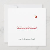 Kerst Rood Neus Rendier Grappig Humorous (Achterkant)