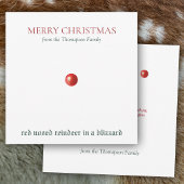 Kerst Rood Neus Rendier Grappig Humorous