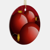 Kerst rood ornament (Rechts)
