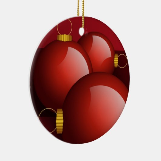 Kerst rood ornament (Rechts)