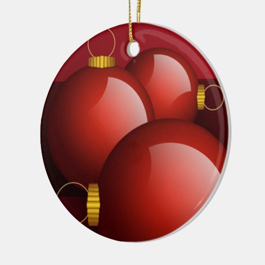 Kerst rood ornament (Links)