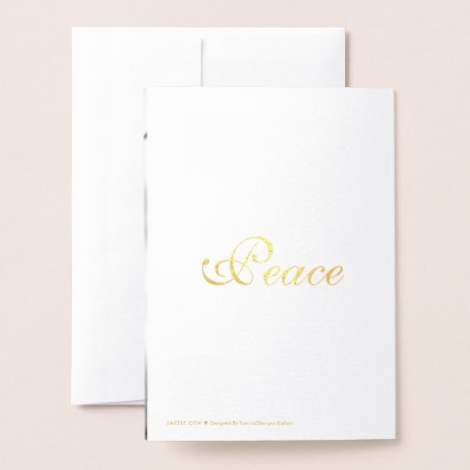 Kerst Rood Ornament Ball Gold Foil Kaart (Met envelop)