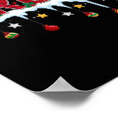 Kerst Rood Plaid Bruh Grappig Tiener Jongens Kinde Poster (Hoek)