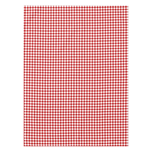 Kerst Rood Wit Geruit Patroon Home Decor Tafelkleed (Voorkant)