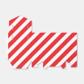 Kerst rood wit gestreepte feestelijk favoriet doze bedankdoosjes (Uitgevouwen)
