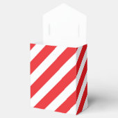 Kerst rood wit gestreepte feestelijk favoriet doze bedankdoosjes (Geopend)