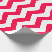 Kerst Rood Wit Gestreepte Nostalgie Sjabloon Cadeaupapier (Hoek)