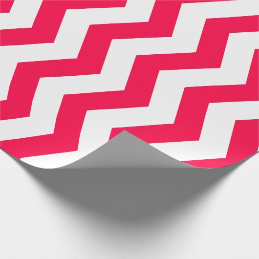 Kerst Rood Wit Gestreepte Nostalgie Sjabloon Cadeaupapier (Hoek)