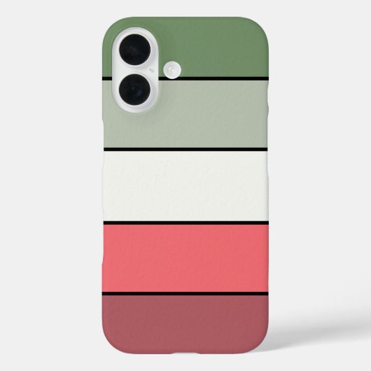 Kerst Rood Wit Groen Kleur op getextureerd papier Case-Mate iPhone Case (Achterkant)