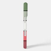 Kerst Rood Wit Groen Kleur op getextureerd papier Case-Mate iPhone Case (Achterkant / Rechts)