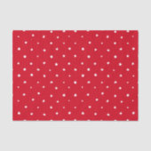 Kerst rood wit sterren grillige vakantie tissuepapier (Voorkant)