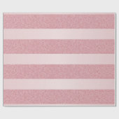 Kerst Roos Goud Glitter Modern Sjabloon Chic Cadeaupapier (Vlak)