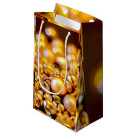 Kerst Roos Gouden Baubles Klein Cadeauzakje