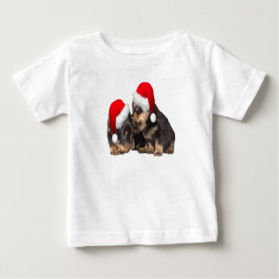 Kerst Rottweilers met Feestelijke Vakantiemutsen