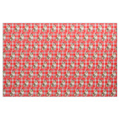 Kerst Rough Collie Dog met Red Plaid Stof (Yard (91,4 cm))