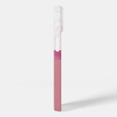 Kerst Roze Glitter Sneeuwvlok Lint Diamant Case-Mate iPhone Case (Achterkant / Rechts)