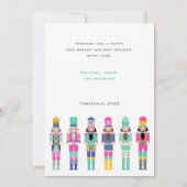 KERST ROZE NOTENKRAKER FOTO WENSKAART KAART (Achterkant)