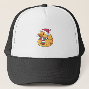 Kerst Rubber Eend Sinterklaas Hoed Cadeau Voor Een Trucker Pet