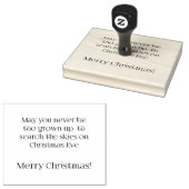 Kerst Rubber Stamp Rubberstempel (Gestempeld)