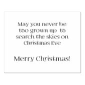 Kerst Rubber Stamp Rubberstempel (Afrduk)