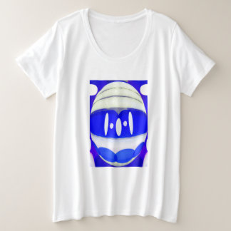 Kerst ruimte capsule decoratie feestelijk grote maat t-shirt