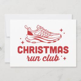 Kerst run club hardloopgroep feestdagenkaart