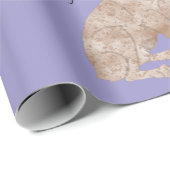 Kerst Rundvee Honden Wikkelpapier Cadeaupapier (Rol Hoek)