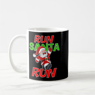 Kerst Running Cadeau T-shirt Kerstman Run 5k Wedst Koffiemok