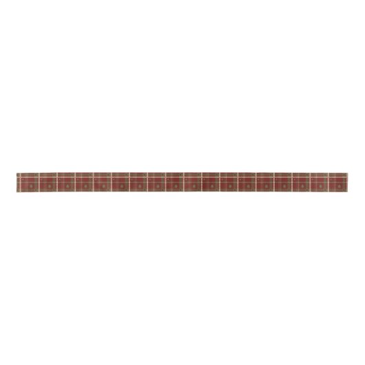 Kerst Rustic Red en Green Pset Satijnen Lint (Voorkant)