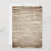 Kerst Rustiek Bourgondië Goud Verlovingsfeest Kaart (Achterkant)