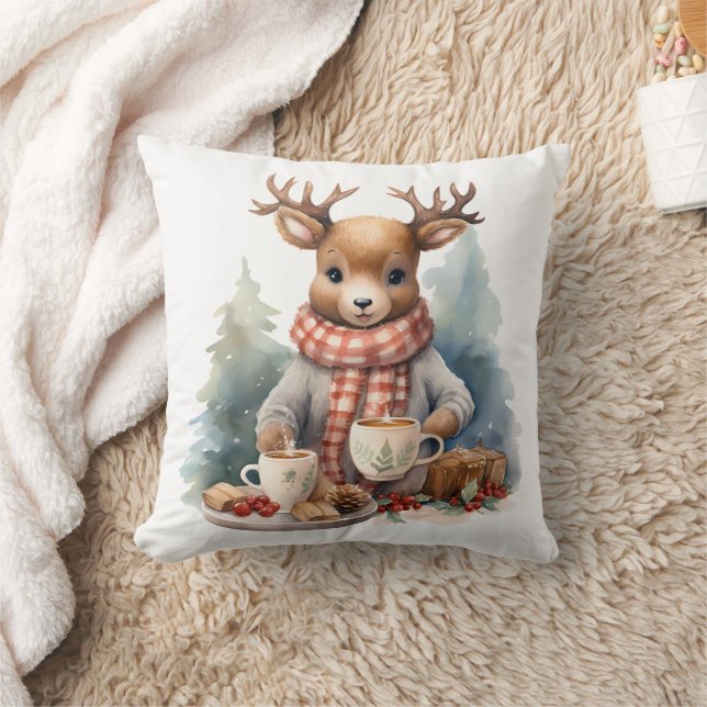 Kerst rustiek gooien kussen  ontwerp (Deken)