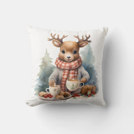 Kerst rustiek gooien kussen  ontwerp