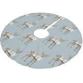 Kerst Rustiek Herten Pine Groen Kerstboom Rok (Gekanteld)