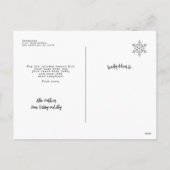 Kerst Rustiek Hout 3 Foto Snapshots Collage Feestdagenkaart (Achterkant)