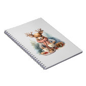 Kerst rustiek tijdschrift spiraal notitieboek (Rechterzijde)