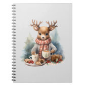 Kerst rustiek tijdschrift spiraal notitieboek (Voorkant)