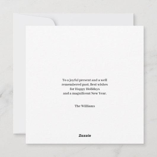 Kerst rustieke chique waterverf robin bird Merry Feestdagenkaart (Achterkant)