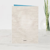 Kerst Rustieke Pine Krans Familie Foto Bedankkaart (Achterkant)