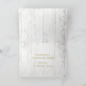 Kerst Rustieke Sleigh Red Buffalo Plaid Feestdagen Kaart (Binnen)