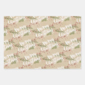 Kerst Rustieke Vakantie Citrus Spice Inpakpapier Vel (Voorkant 2)