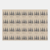 Kerst rustieke vakantie inpakpapier (Voorkant 2)